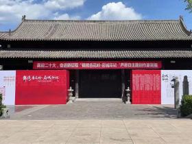 “锦绣杏花岭 府城印记〞芦思白主题篆刻展开幕