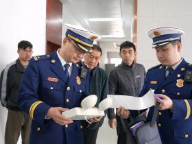 铜陵支队开展打击制售假冒伪劣消防产品专项行动