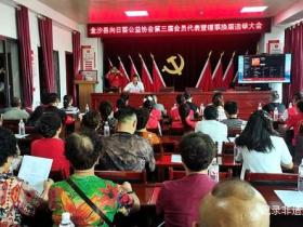 金沙公益新气象 向日葵协会第三届会员代表大会胜利召开