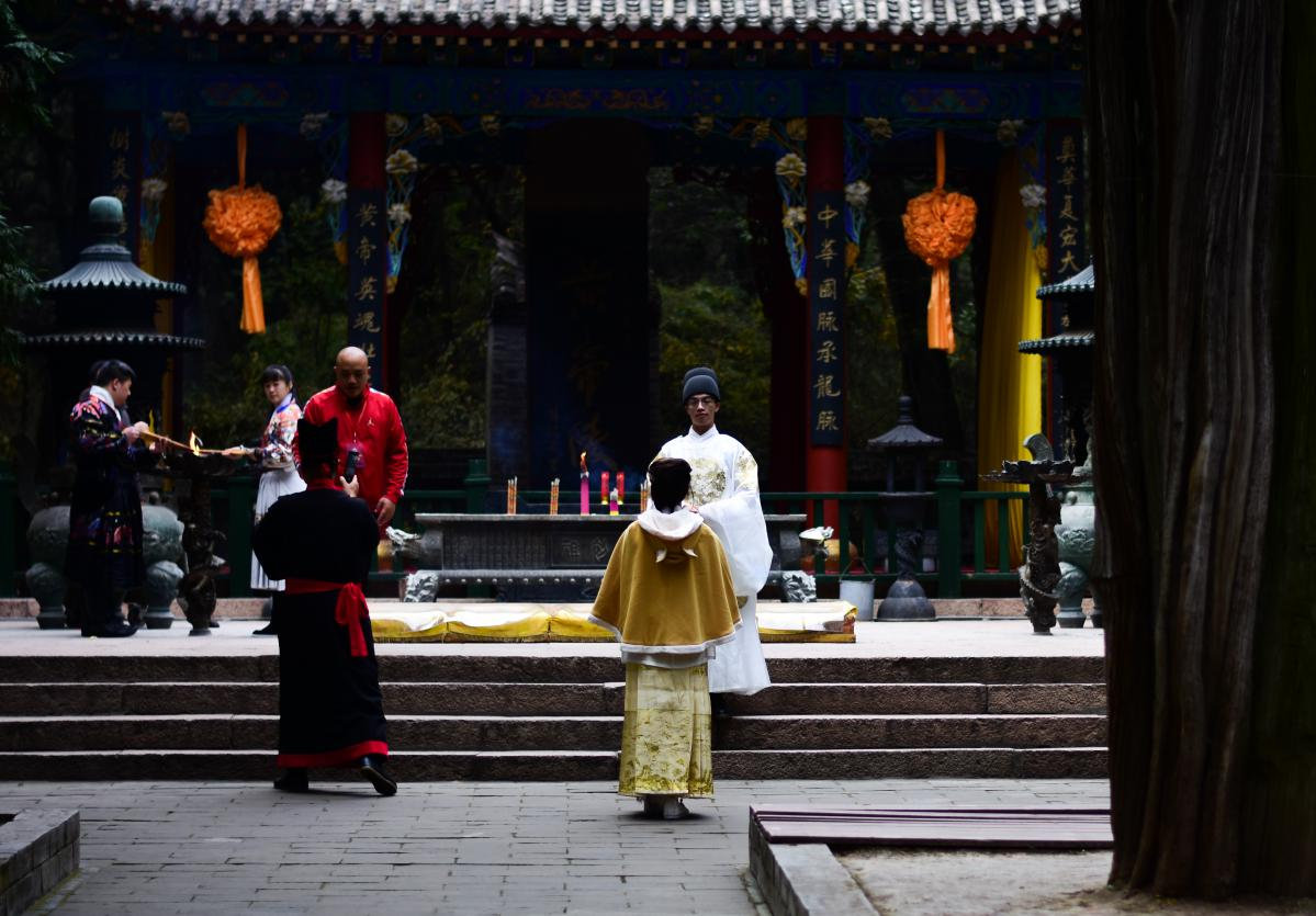 第五届汉服汉礼公祭轩辕黄帝大典在中华始祖堂举行-图片7