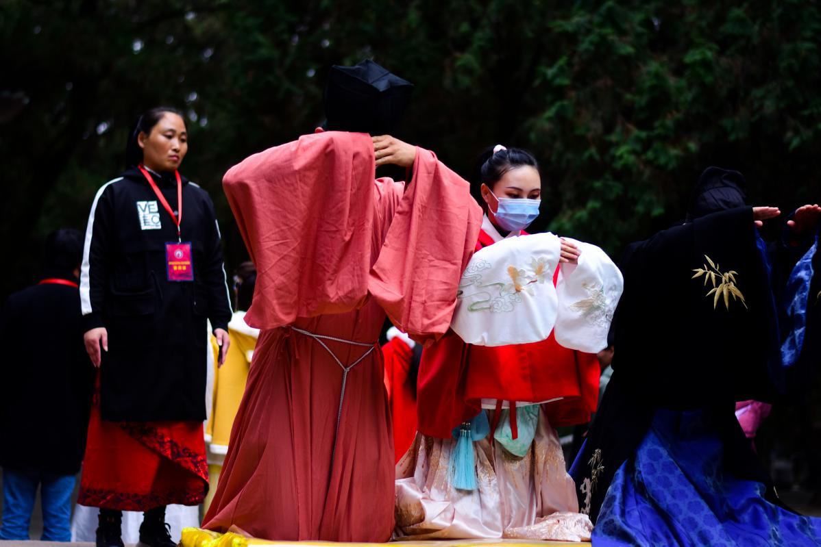 第五届汉服汉礼公祭轩辕黄帝大典在中华始祖堂举行-图片6