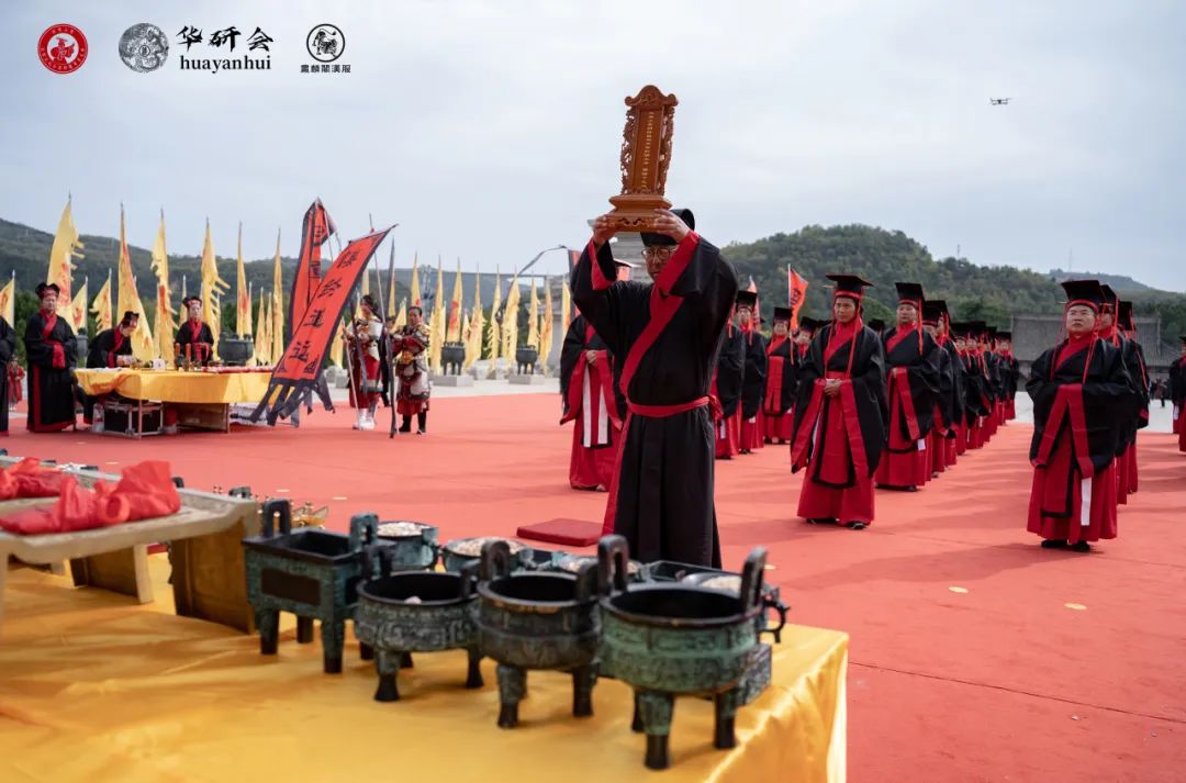 衣带飞舞桥山，汉旗猎猎黄陵—第九届汉服汉礼公祭轩辕黄帝大典报道-图片3