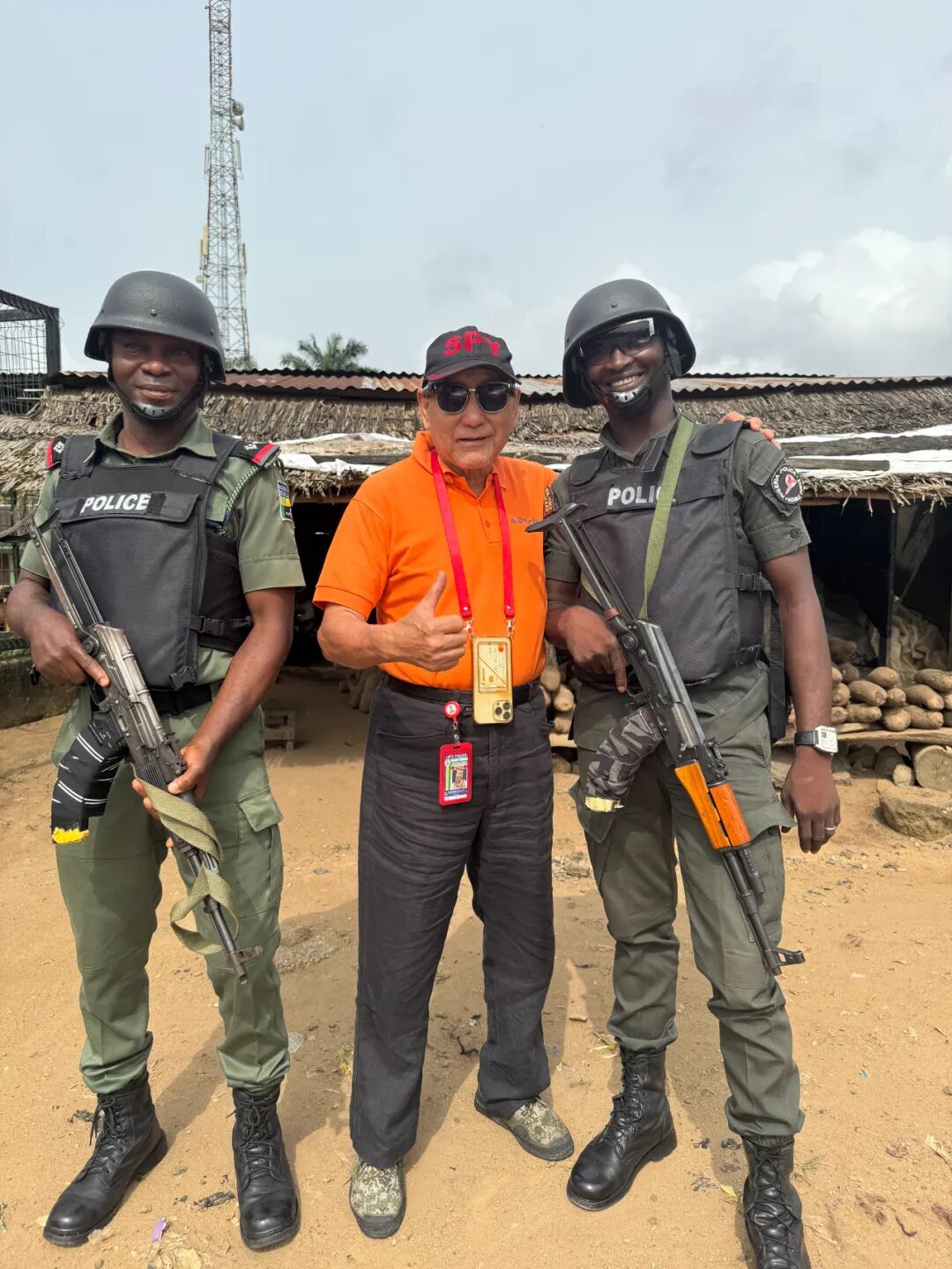 金门安保服务有限公司董事长胡介国带领安保考察团考察阿夸伊博姆州-图片2