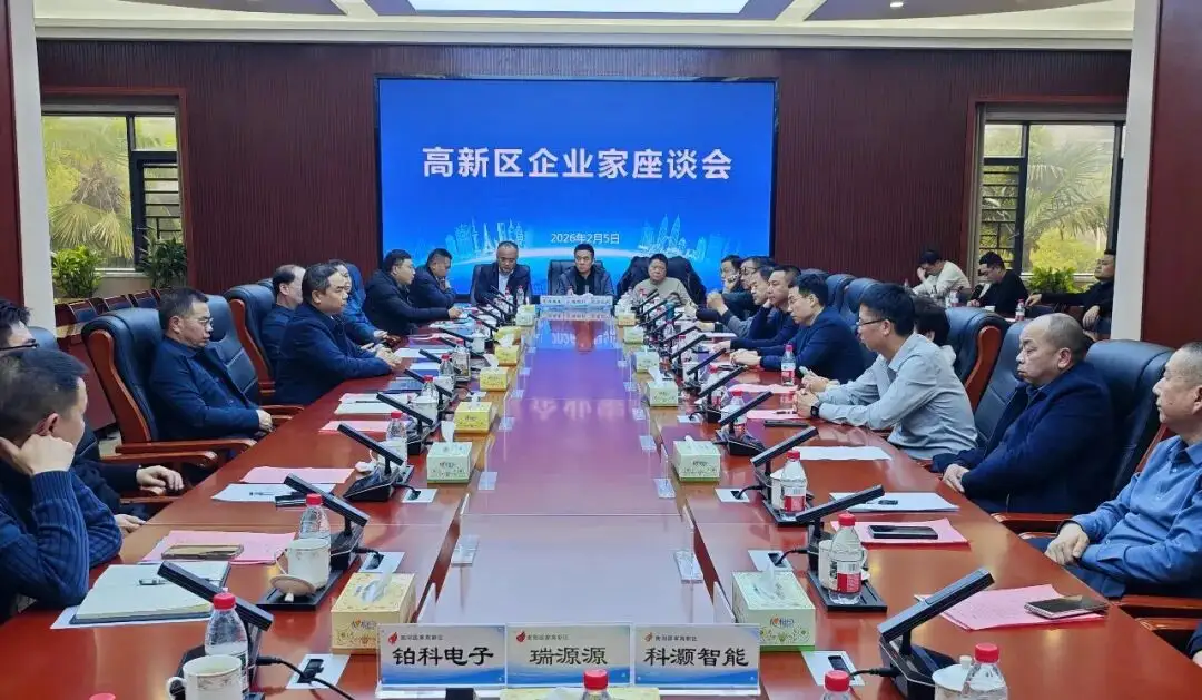衡阳高新区召开企业家座谈会 政企同心共谋新篇