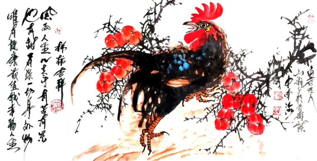 德艺双馨写丹青 金鸡鸣世传大爱——记当代实力派艺术家山湘子-图片2