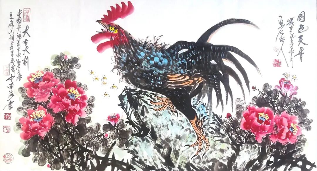 德艺双馨写丹青 金鸡鸣世传大爱——记当代实力派艺术家山湘子-图片2